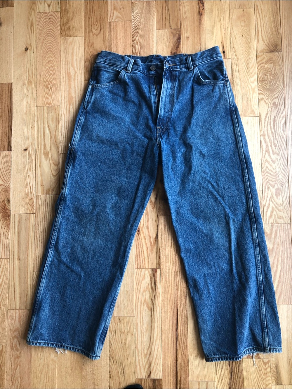 Levi's Women's Blue carpenter/ boyfriend Jeans